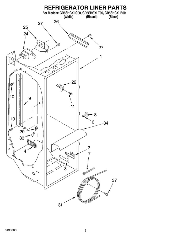 Diagram for GD5SHGXLT00