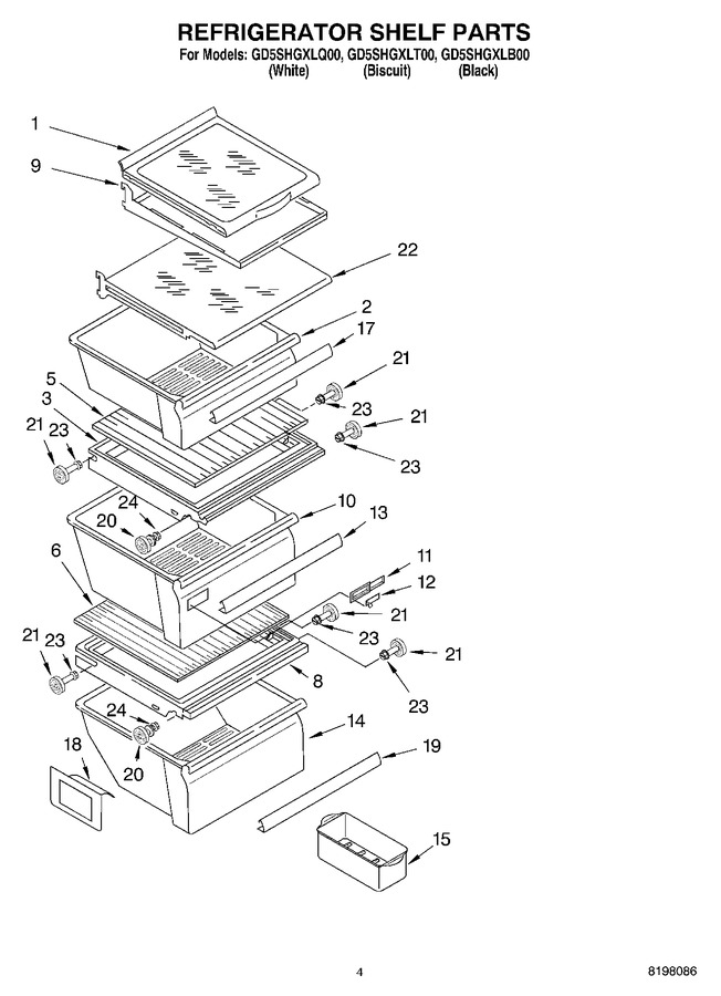 Diagram for GD5SHGXLB00