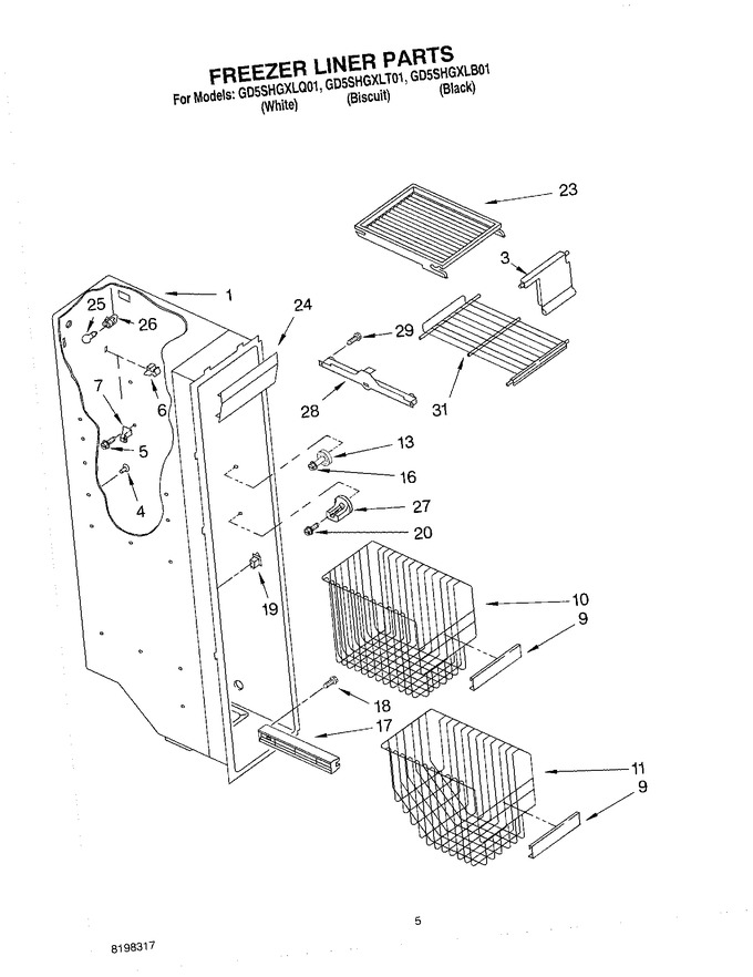 Diagram for GD5SHGXLT01
