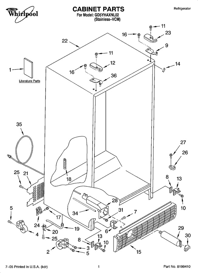Diagram for GD5YHAXNL02