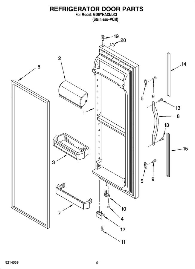 Diagram for GD5YHAXNL03
