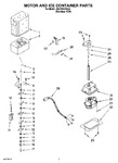 Diagram for 05 - Motor And Ice Container Parts