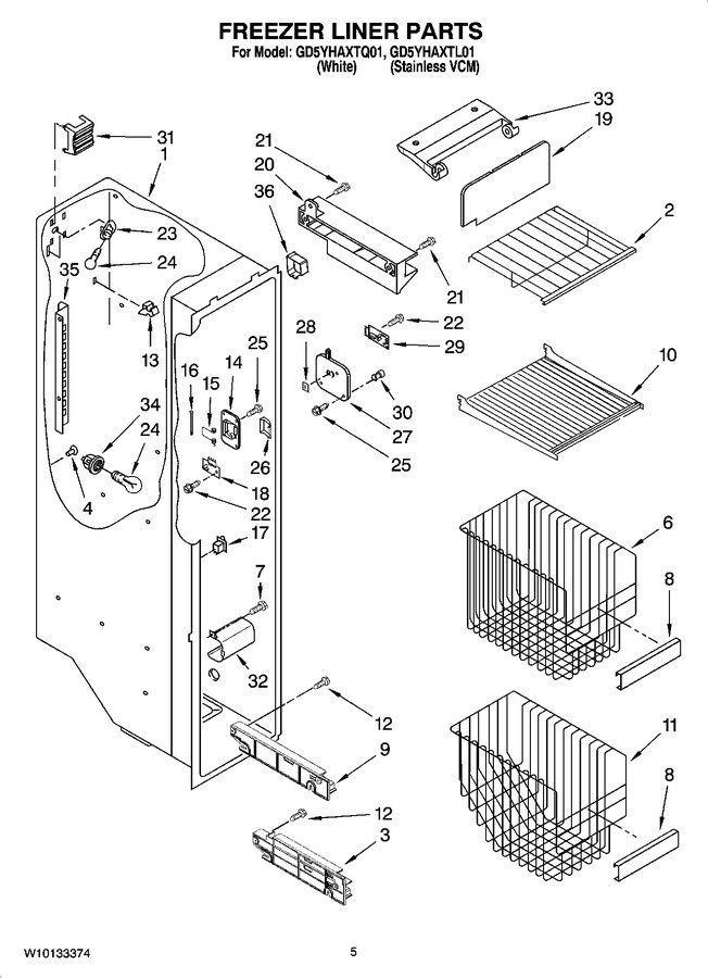 Diagram for GD5YHAXTQ01
