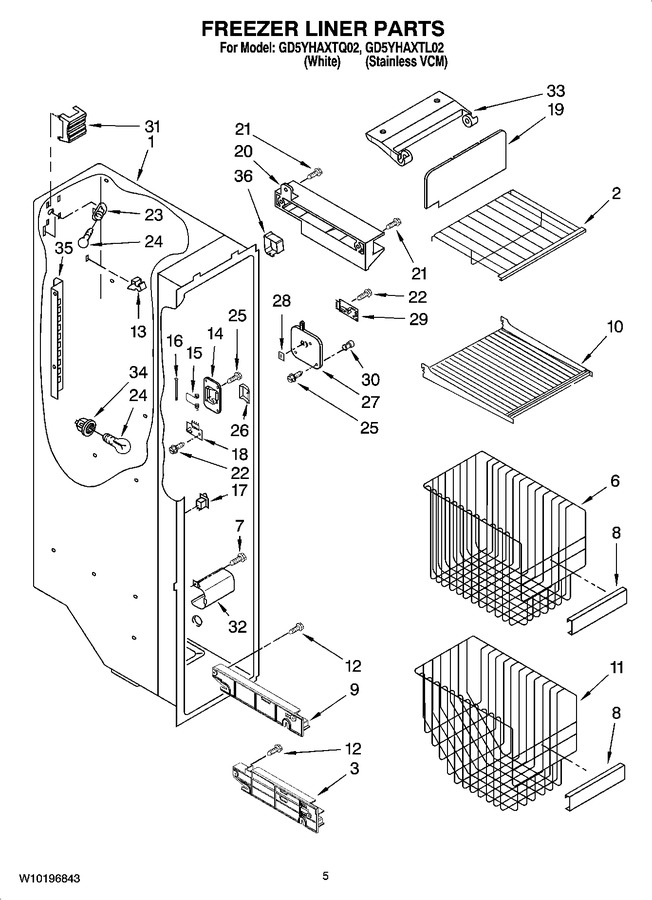 Diagram for GD5YHAXTL02