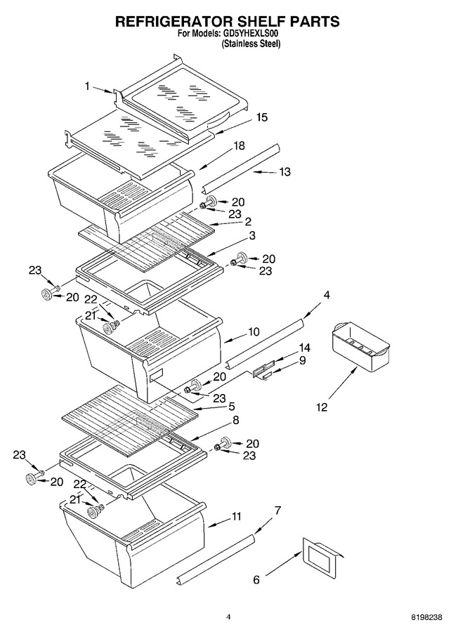 Diagram for GD5YHEXLS00