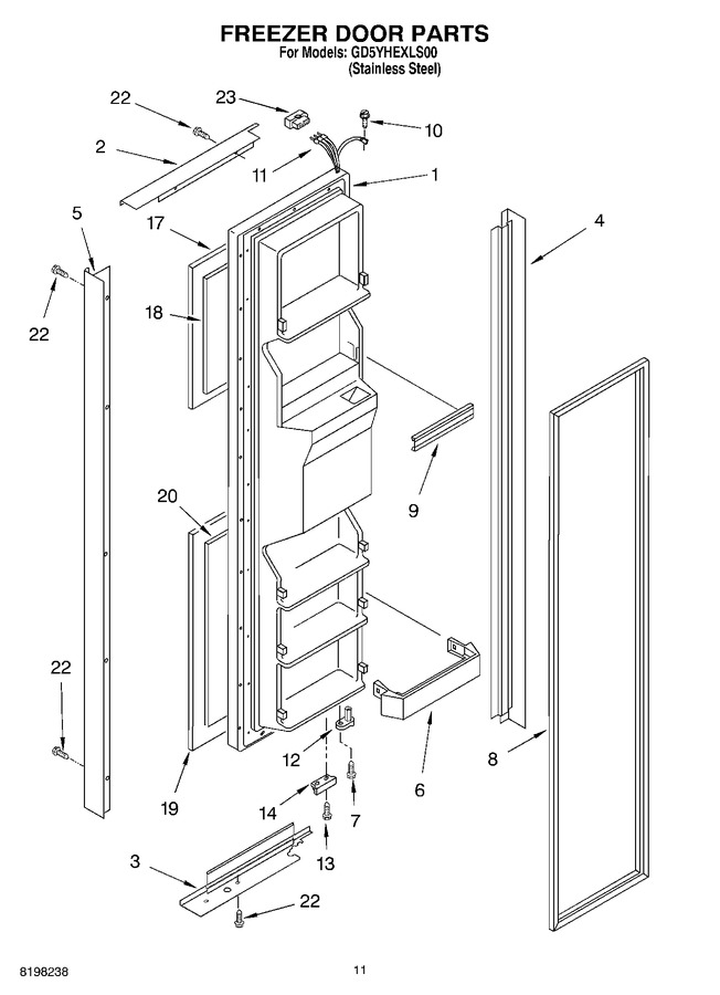 Diagram for GD5YHEXLS00