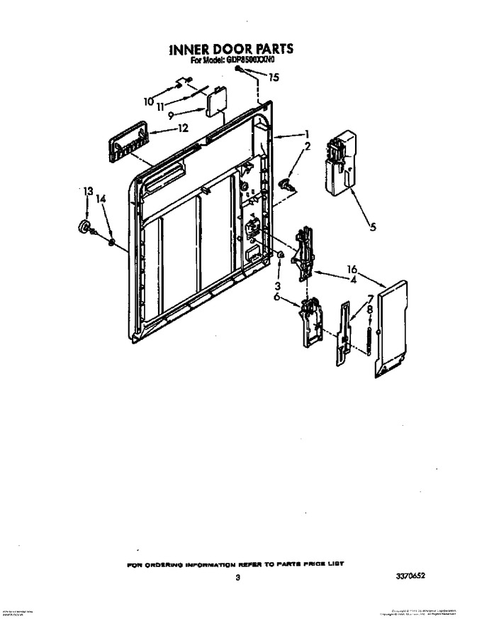 Diagram for GDP8500XXN0