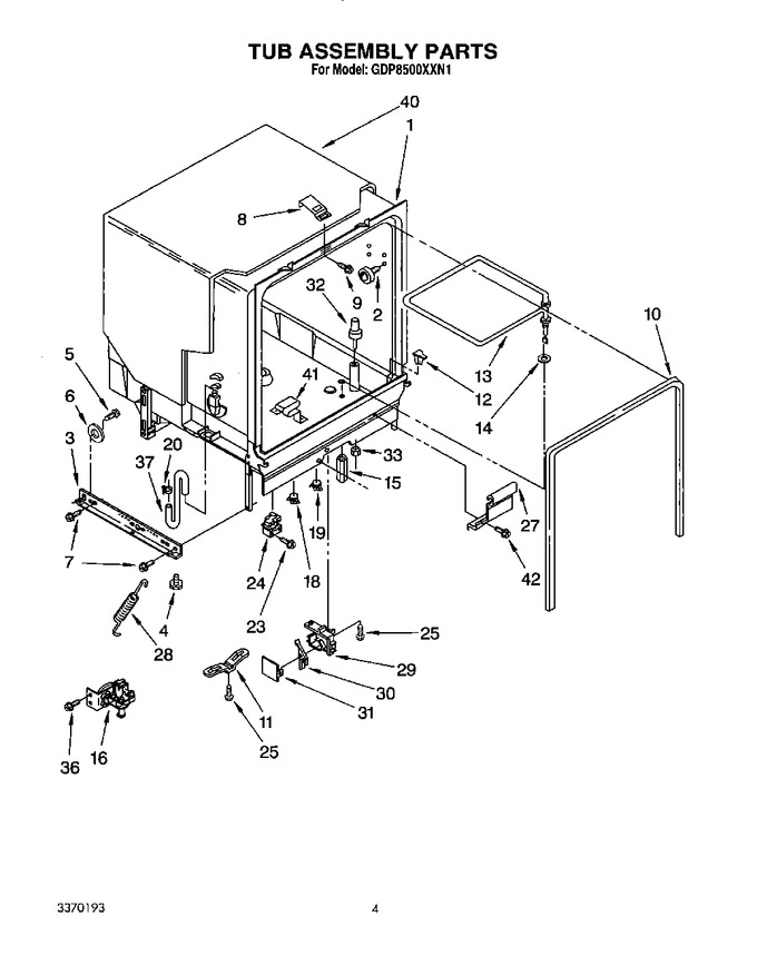 Diagram for GDP8500XXN1