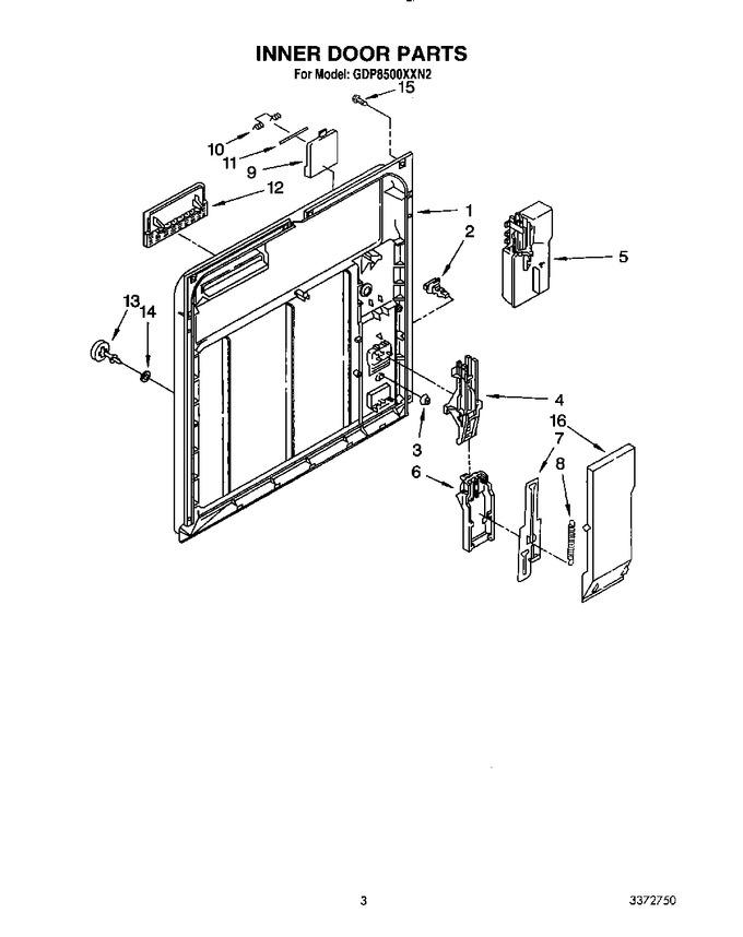 Diagram for GDP8500XXN2