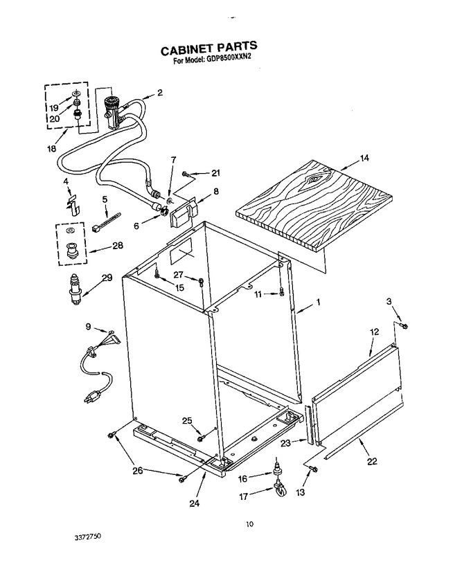 Diagram for GDP8500XXN2