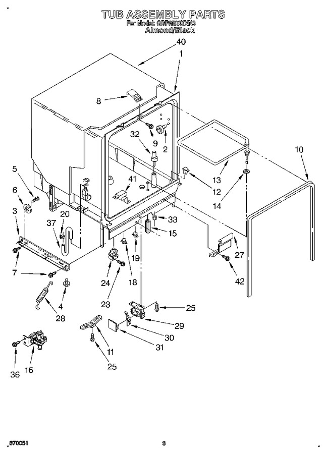 Diagram for GDP8500XXN3
