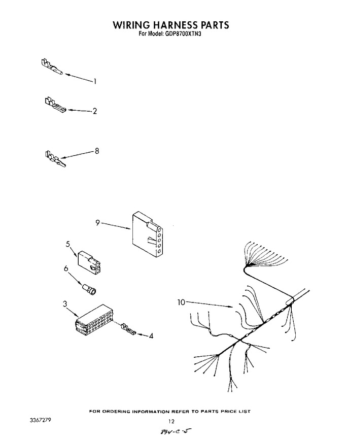 Diagram for GDP8700XTN3