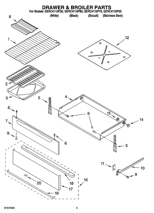 Diagram for GERC4110PB0