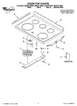 Diagram for 01 - Cooktop Parts