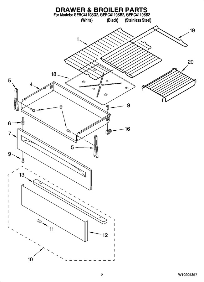 Diagram for GERC4110SQ2