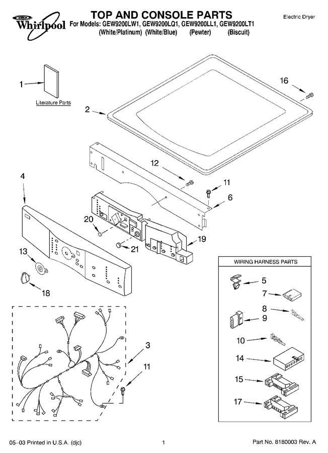 Diagram for GEW9200LW1