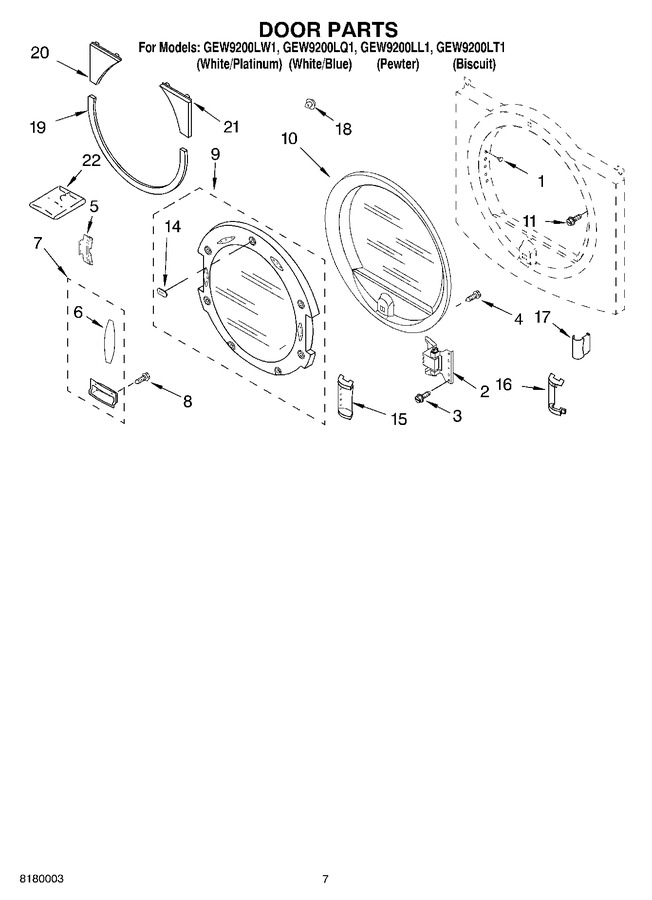 Diagram for GEW9200LW1