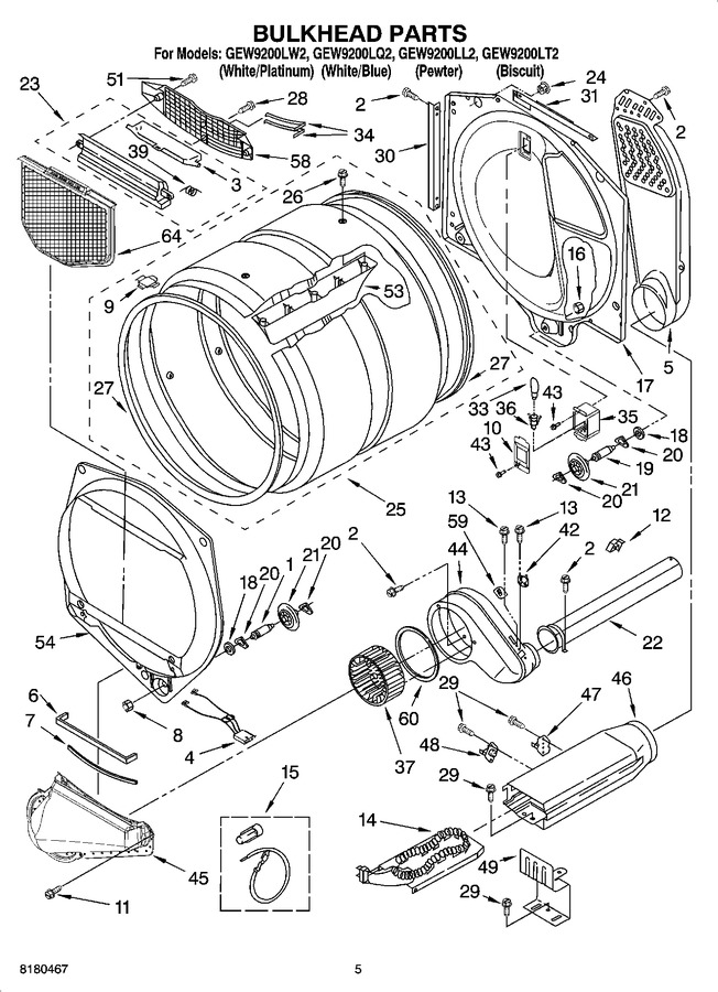 Diagram for GEW9200LT2