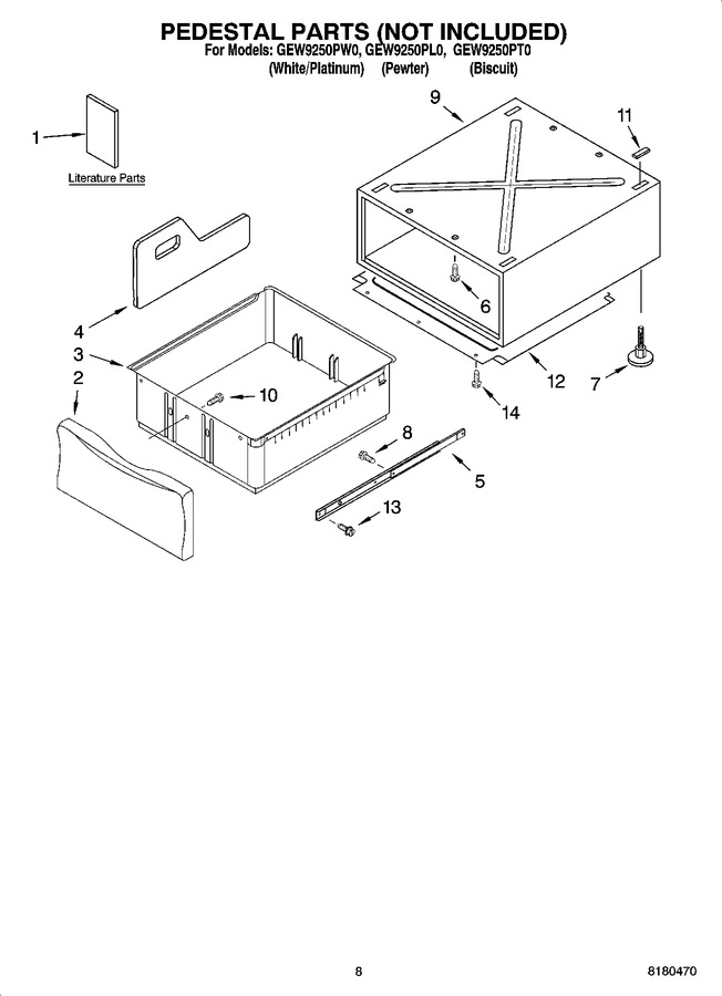 Diagram for GEW9250PT0