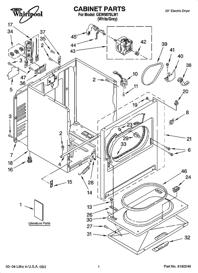 Diagram for GEW9878LW1