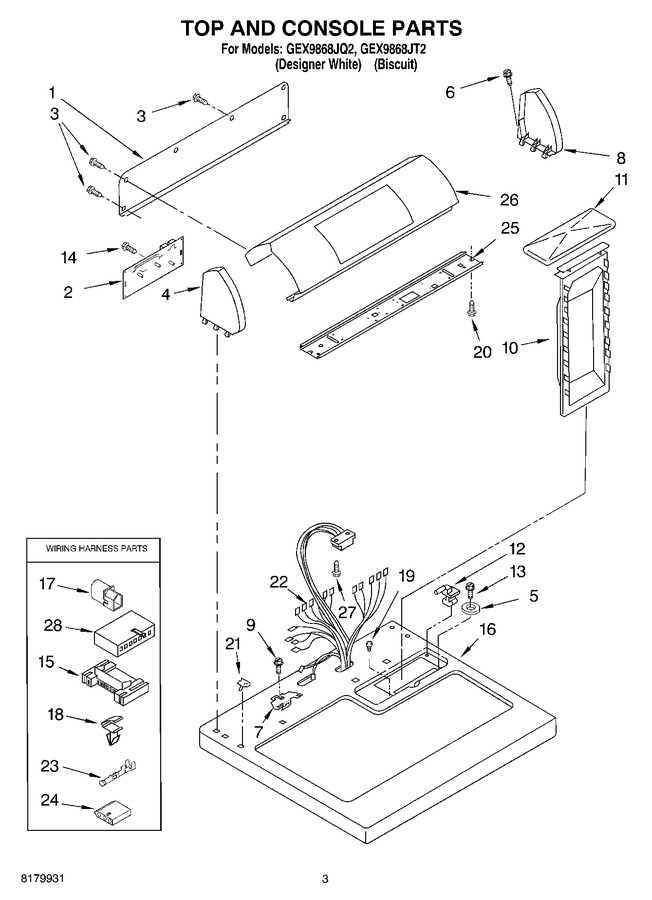 Diagram for GEX9868JT2