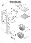 Diagram for 04 - Freezer Liner Parts