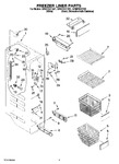 Diagram for 04 - Freezer Liner Parts