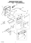 Diagram for 08 - Dispenser Front Parts