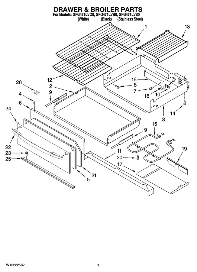 Diagram for GFG471LVB0