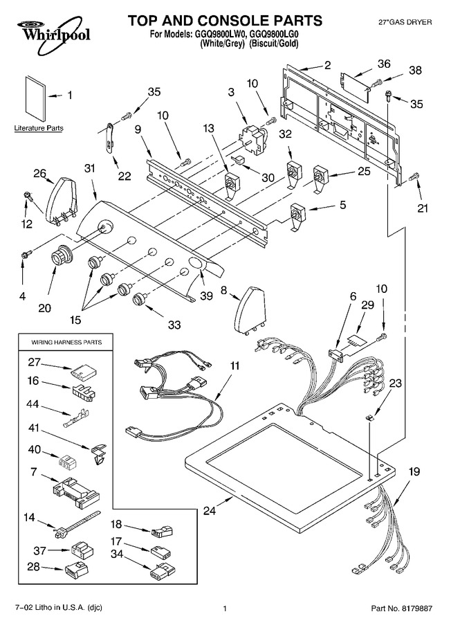 Diagram for GGQ9800LW0
