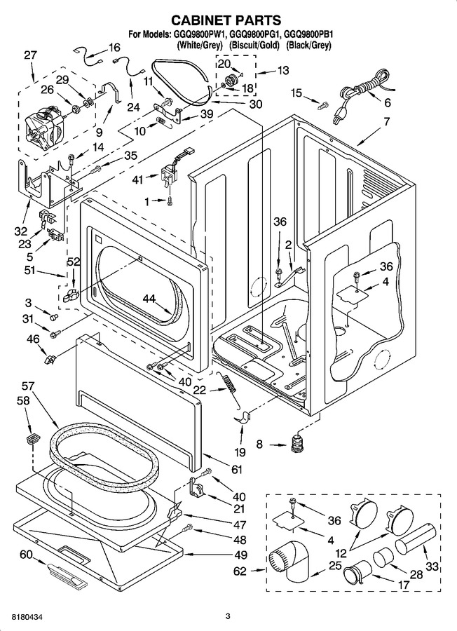 Diagram for GGQ9800PW1