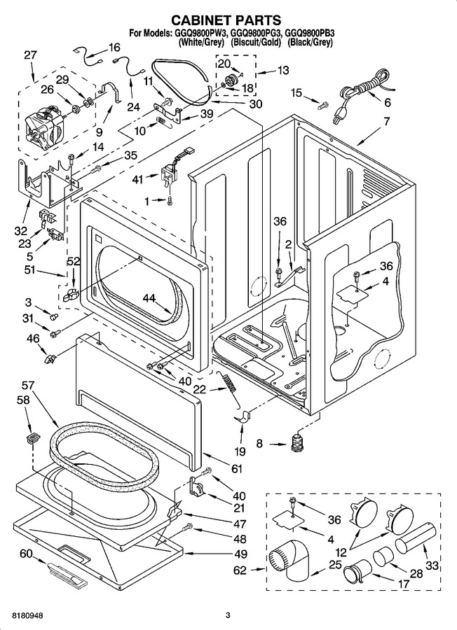 Diagram for GGQ9800PG3