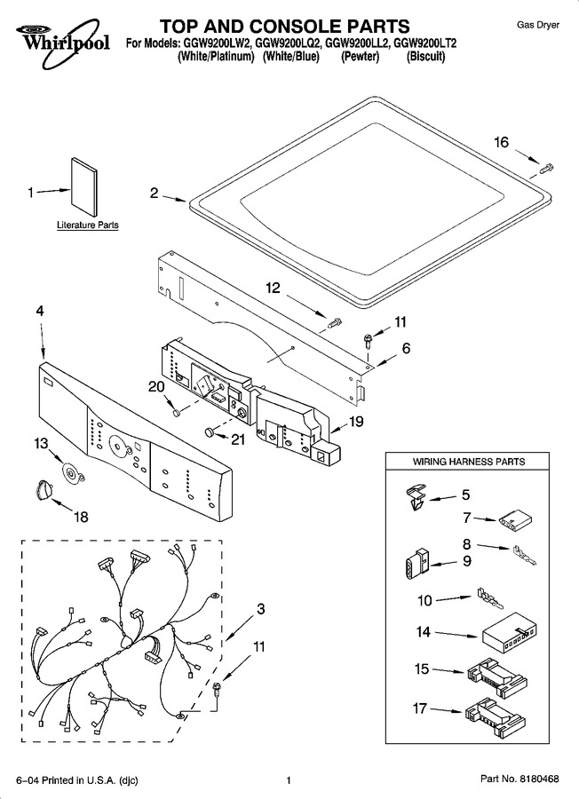 Diagram for GGW9200LQ2
