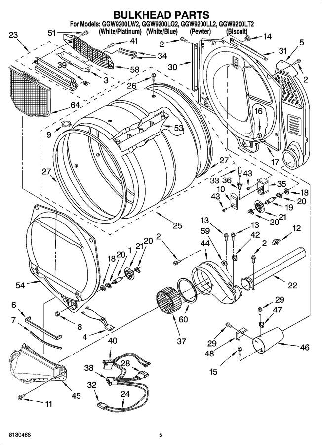 Diagram for GGW9200LT2