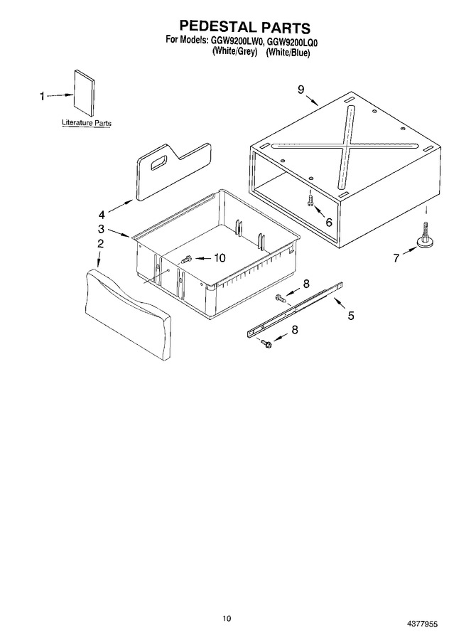 Diagram for GGW9200LQ0