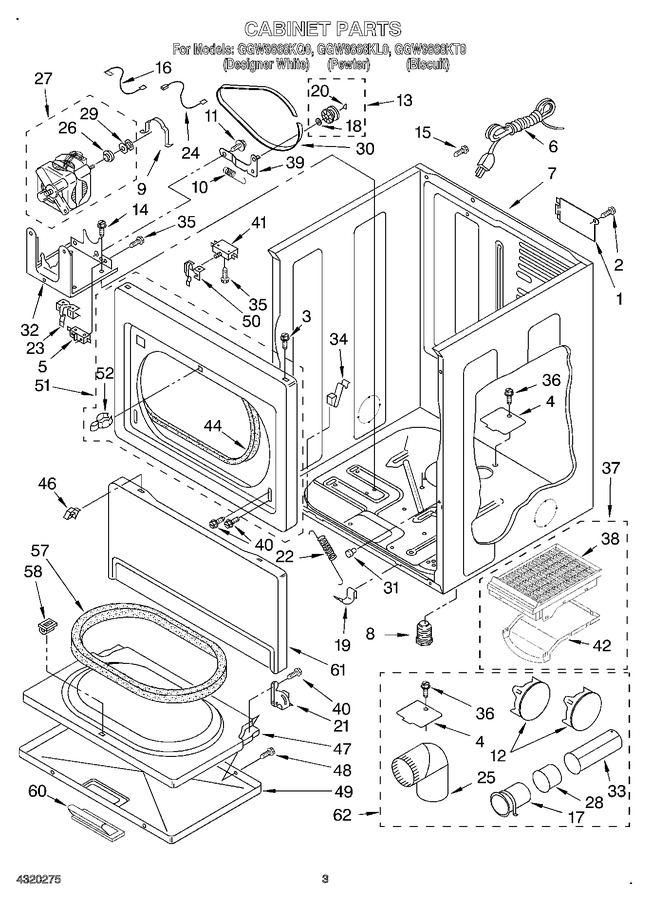 Diagram for GGW9868KT0