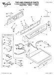 Diagram for 01 - Top And Console Parts