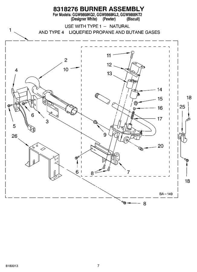 Diagram for GGW9868KL2