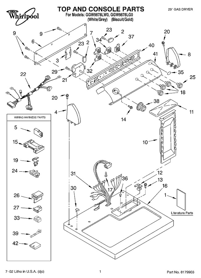Diagram for GGW9878LG0