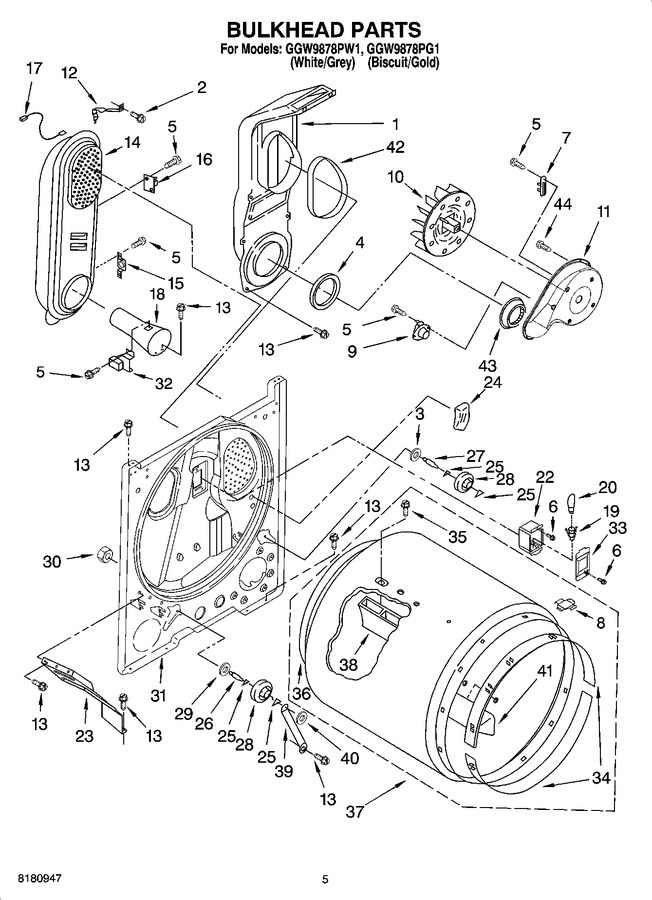 Diagram for GGW9878PW1