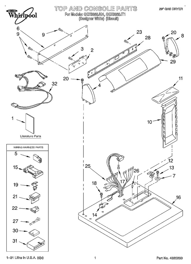 Diagram for GGX9868JT1