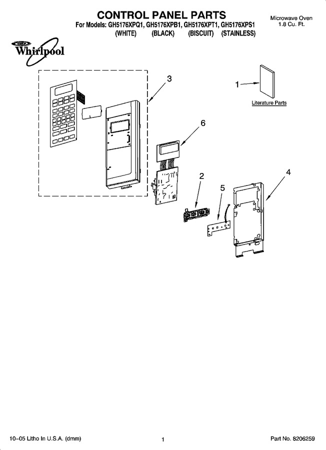 Diagram for GH5176XPQ1