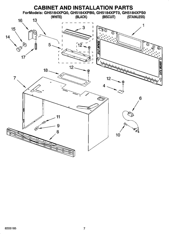 Diagram for GH5184XPS0