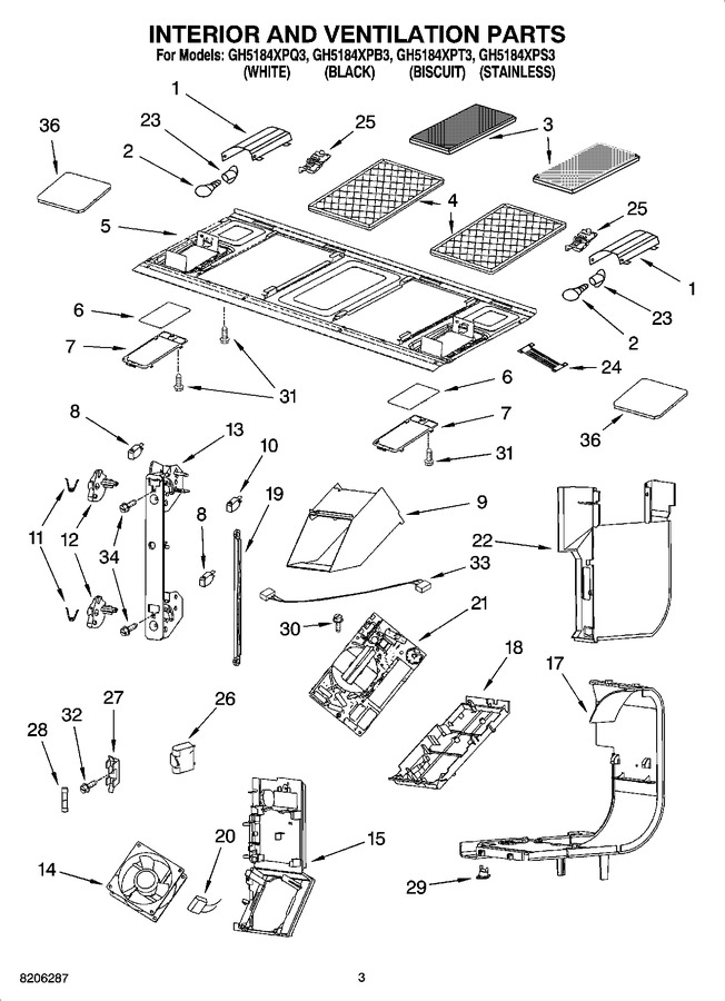 Diagram for GH5184XPQ3