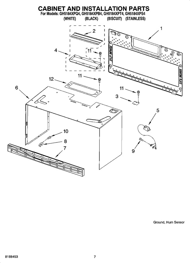 Diagram for GH5184XPQ4