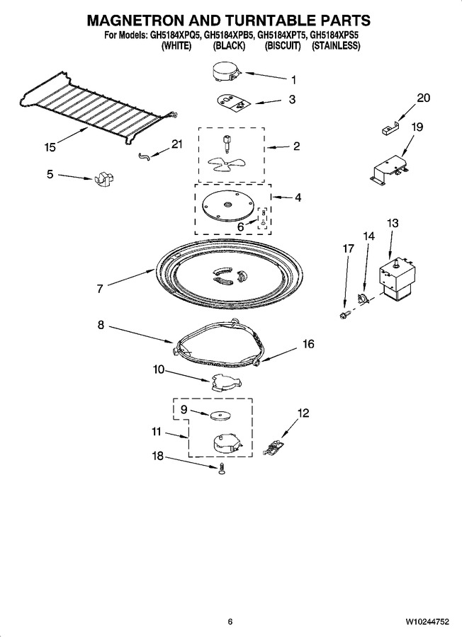 Diagram for GH5184XPQ5