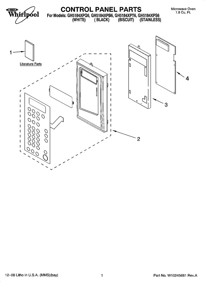 Diagram for GH5184XPQ6