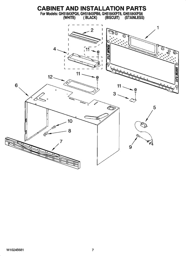 Diagram for GH5184XPQ6