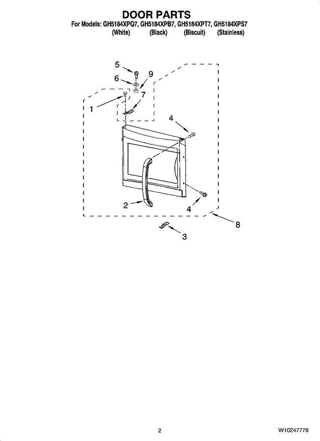 Diagram for GH5184XPQ7