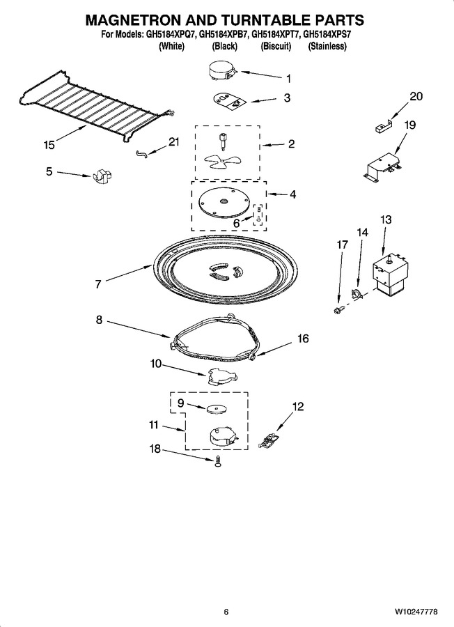 Diagram for GH5184XPS7